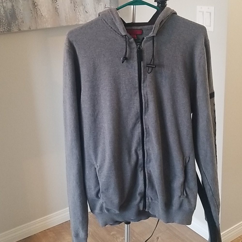 Burberry Sport hooded long sleeve zip up